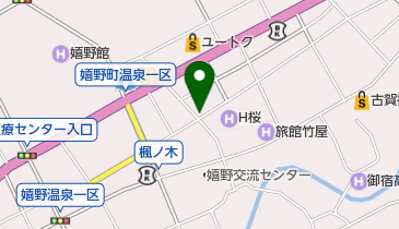 嬉野理容センターの地図画像