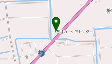 石井カーケアーセンターの地図画像