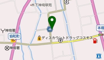 フヂヤスポーツの地図画像