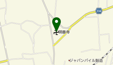 明善寺の地図画像