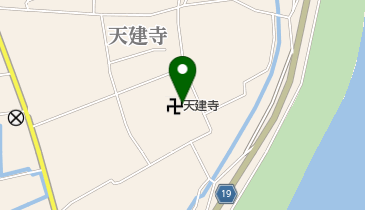 天建寺の地図画像