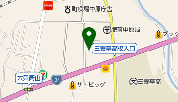 京美容院の地図画像