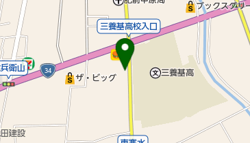 出野理容店の地図画像