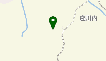 座川内公民館の地図画像