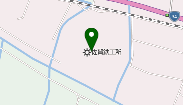 株式会社佐賀鉄工所大町工場の地図画像