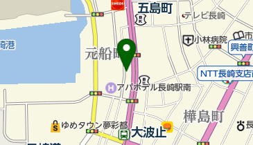 長崎ミシン商会の地図画像