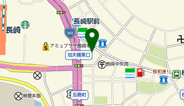 アデランス長崎の地図画像