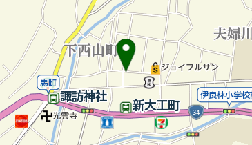 佐野フルーツの地図画像