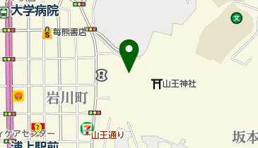 坂本町山王公民館の地図画像