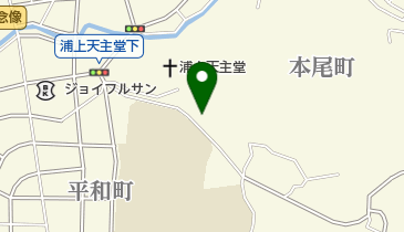 本尾公民館の地図画像