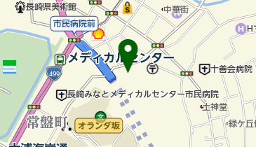 長崎中山会館の地図画像