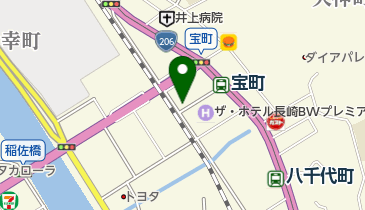 茶道裏千家淡交会長崎支部事務局の地図画像