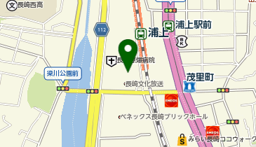 長崎新聞文化ホールカルチャーセンターの地図画像