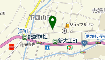 レインボーハウスの地図画像