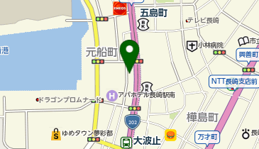 長崎ギター社の地図画像