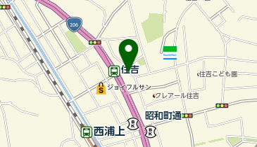 シューズさこの地図画像