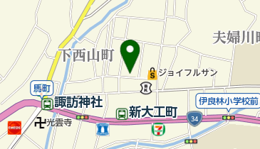 山口屋靴店の地図画像