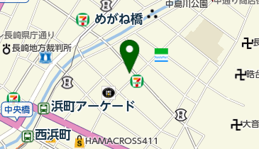 長崎浜市観光通商店街振興組合の地図画像