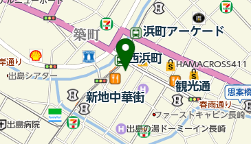 VS28スキンケアスタジオBALIIN長崎の地図画像