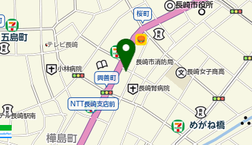 松尾建設株式会社長崎支店の地図画像