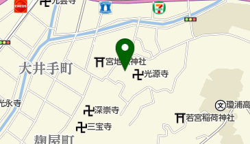 光源寺の地図画像