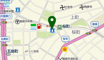 長崎市老人福祉施設協議会の地図画像