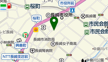 出雲大社長崎分院の地図画像