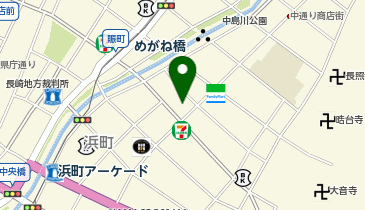 ファイテンショップ長崎中央店の地図画像