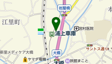 大橋製麺所の地図画像