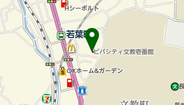 平湯モデル図書館家具長崎相談室の地図画像