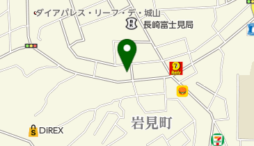 有限会社内野塗料店の地図画像