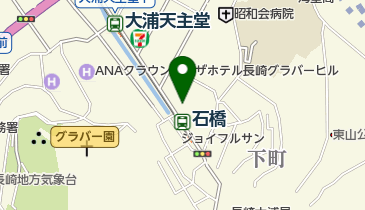 長崎健康友の会の地図画像