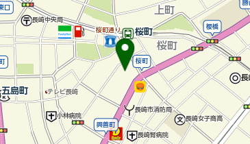 明治安田生命保険相互会社長崎支社の地図画像