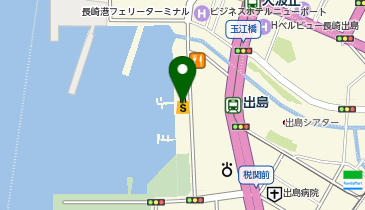 長崎出島ハーバーの地図画像