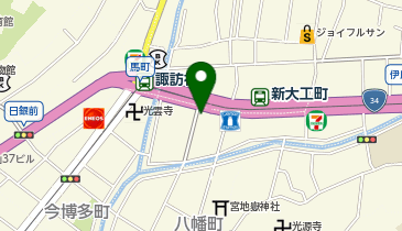 アオバ理美容 伊勢町店の地図画像