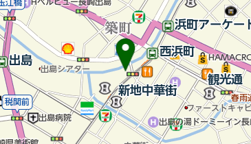 散髪屋の地図画像