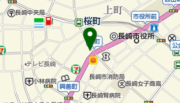 シロニタ理容の地図画像