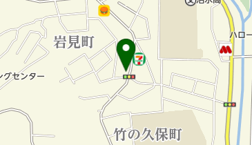 たもつ理容院の地図画像