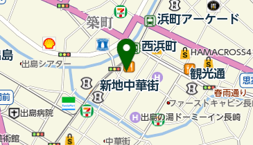 のびる理容の地図画像