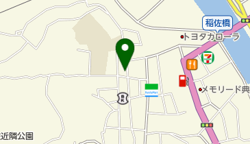 いなさ饅頭店の地図画像