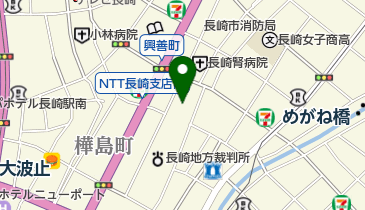 長崎保護観察所の地図画像