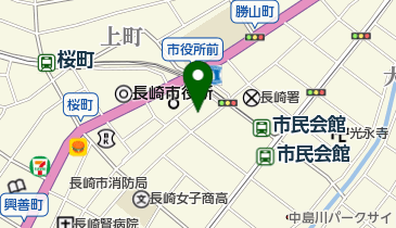 長崎県勤労福祉会館の地図画像