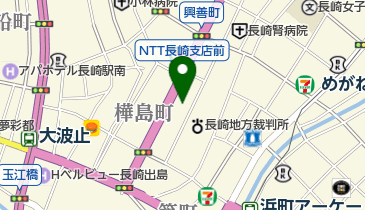 長崎県私立学校退職金財団の地図画像