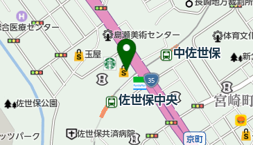 サックスバー佐世保店の地図画像