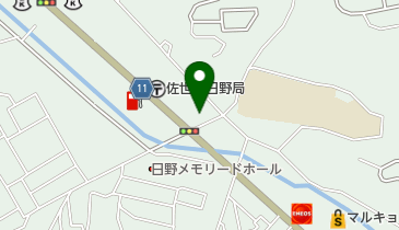 日野本町公民館の地図画像