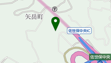 矢岳町公民館の地図画像