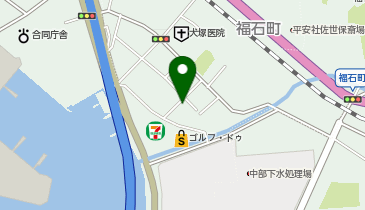 福石整体院の地図画像