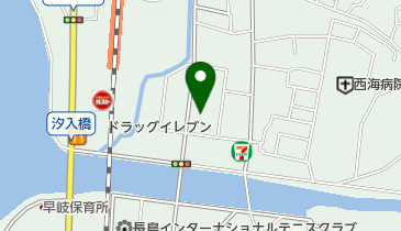 クリーニングタンポポ 早岐店の地図画像