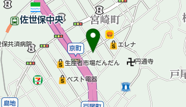 素肌サロンYOUの地図画像