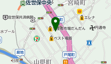 ソフィール佐世保の地図画像